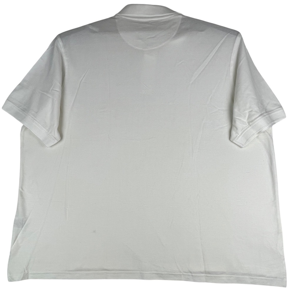 Faded Glory Polo Shirt Mens 3XL White Classic Pique Cotton Short Sleeve NWOT - Picture 5 of 9